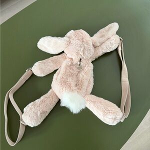 Jellycat Pink Bunny Backpack